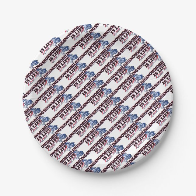 NEW-SNOWMOBILING-IS-LIFE PAPER PLATES (Front)