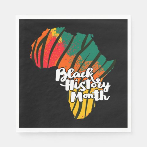 New Social Realities BHM Party Napkins