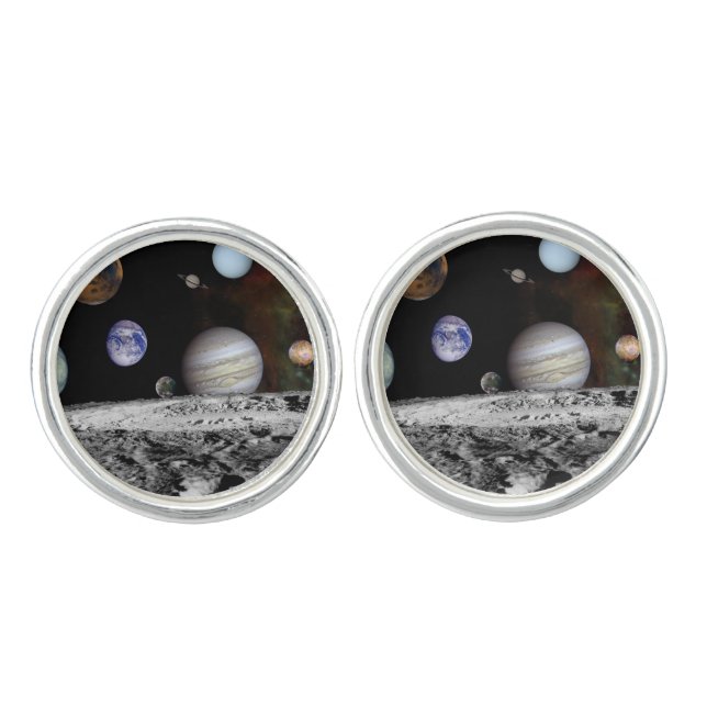 New Solar System Cufflinks (Front)