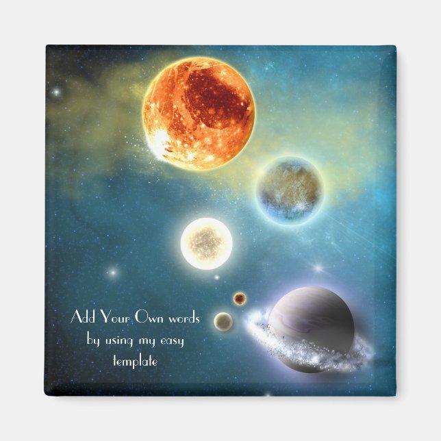 New solar system Magnet (Front)