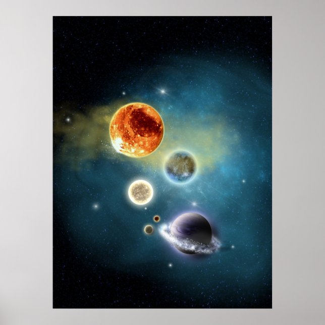 New solar system poster (Front)
