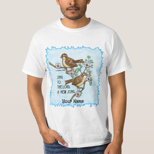 New Song Birds Christian   T-Shirt (Front)