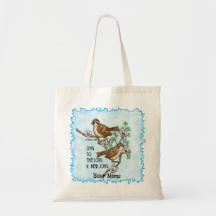 New Song Birds Christian Tote Bag