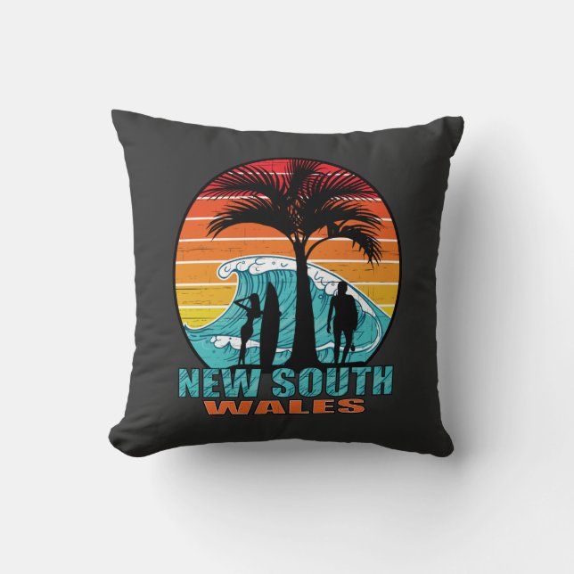 New South Wales Australia Throw Pillow (Front)