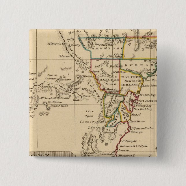 New South Wales Pinback Button (Front)