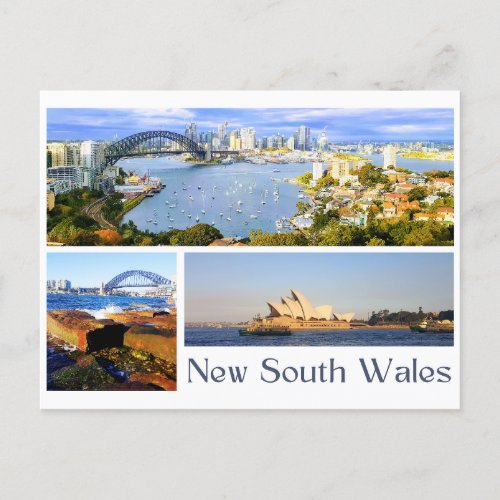 New South Wales  Postcard