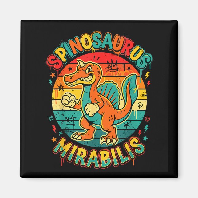 New spinosaurus mirabilis 2026 discovery hell magnet (Front)