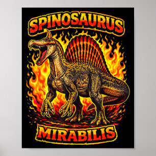 New spinosaurus mirabilis 2026 discovery hell poster