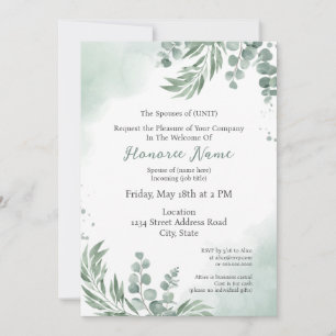 New Spouse Welcome Digital Download Watercolor Invitation