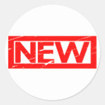 New Stamp Classic Round Sticker
