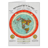 New Standard Map of the World Flat Earth Earther (Front)