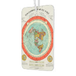 New Standard Map of the World Flat Earth Earther Air Freshener