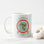 New Standard Map of the World Flat Earth Earther Coffee Mug