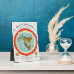New Standard Map of the World Flat Earth Earther Plaque