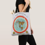 New Standard Map of the World Flat Earth Earther Tote Bag