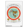 New Standard Map of the World Flat Earth Earther Wall Sticker