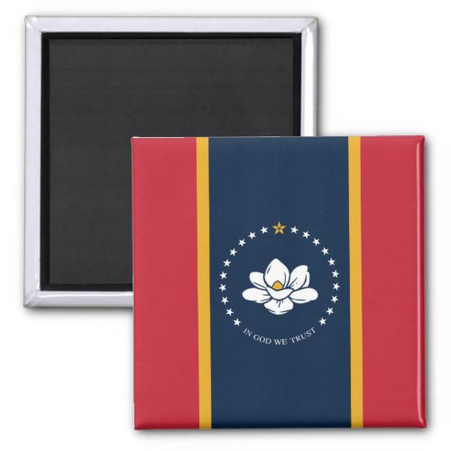 New State Flag of Mississipi Magnet