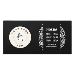 NEW! Store Hours - Classic Room Sign - Custom