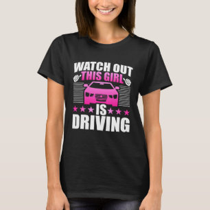 New Student Driver For Teen Girl Women Learning To T-Shirt