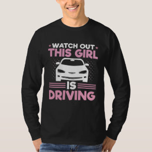 New Student Driver For Teen Girl Women Learning To T-Shirt