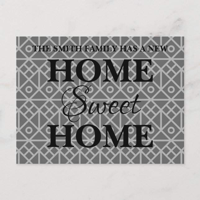 New Sweet Home Moving Announcement Postcard (Front)