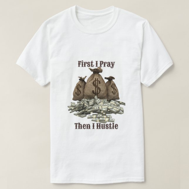 NEW T.R.K PRAY AND HUSTLE TSHIRTS (Design Front)