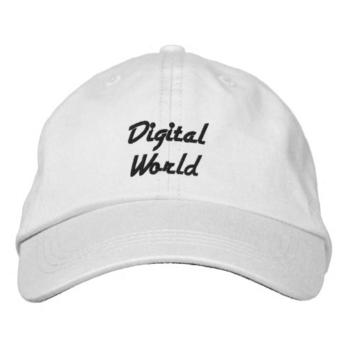 New Technology Digital World High Quality_Hat Embroidered Baseball Cap