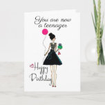 NEW TEEN "HAPPY 13th BIRTHDAY" Card<br><div class="desc">IT IS ****YOUR 13th BIRTHDAY**** IS IS NOW THE "TEEN DAYS" FOR HER... ..A DAY FOR YOU TO DO "WHATEVER" MAKES YOU **HAPPY** AND THANKS FOR STOPPING BY 1 OF MY 9 STORES :) IF YOU WISH YOU COULD CHANGE IT TO ANYONE ELSE YOU WOULD NEED IT TO BE AND...</div>