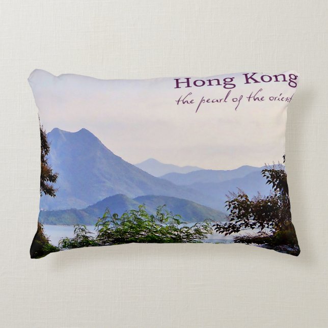 New Territories Hong Kong Accent Pillow (Front)