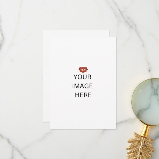 NEW! Thank You Card - 4.5" x 6.25" - Custom (Front/Back In Situ)