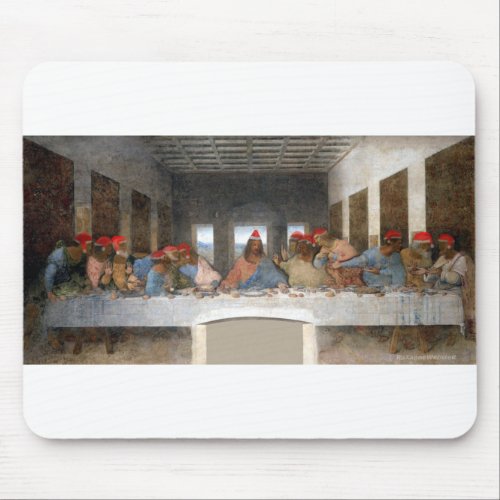 NEW The Black Supper Christmas Mouse Pad