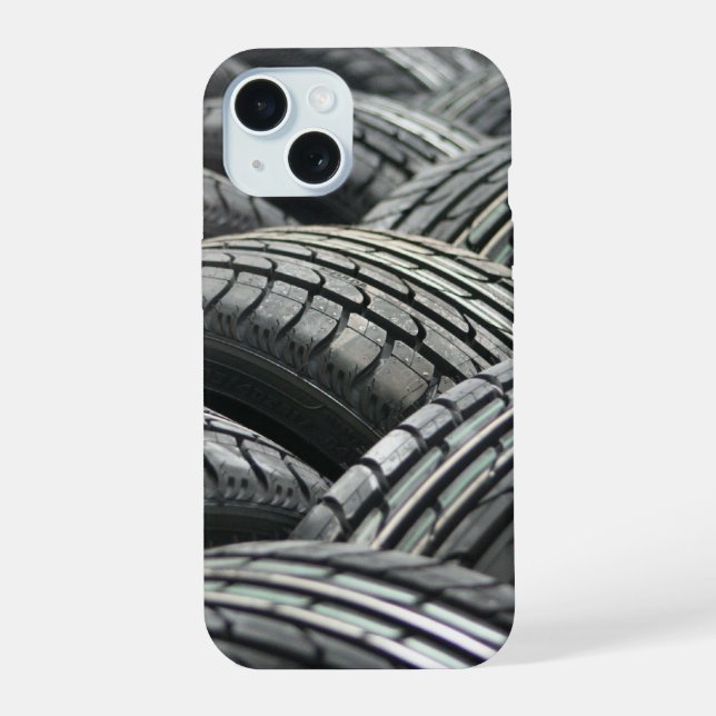 New Tires Arranged in Rows Iphone Case (Back)