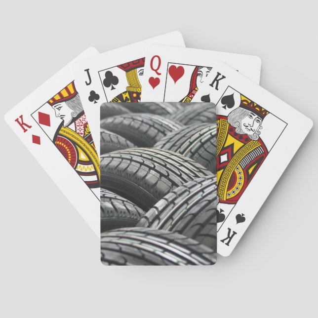 New Tires Playing Cards (Back)