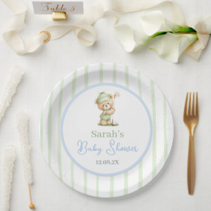 New to the Club Baby Shower Paper Plates