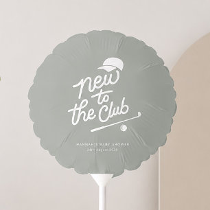 New to the Club Golf Baby Shower Balloon