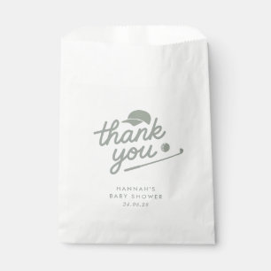 New to the Club Golf Baby Shower Favor Bag