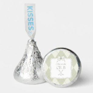 New To The Club Olive Green Golf Baby Shower Hershey®'s Kisses®