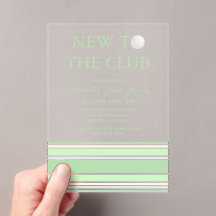 New To The Club Preppy Baby Shower