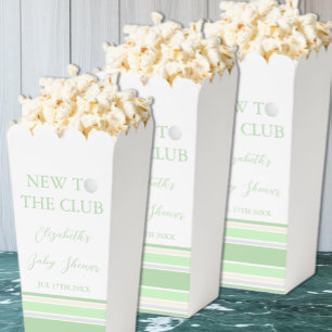 New To The Club Preppy Baby Shower Favor Boxes
