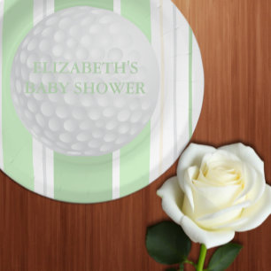 New To The Club Preppy Baby Shower Paper Plates