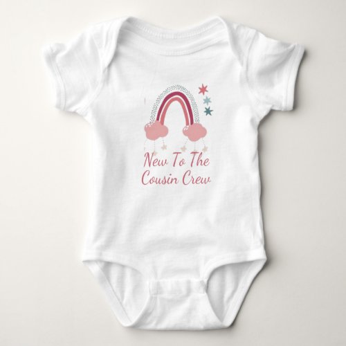  New To The Cousin Crew Baby   Baby Bodysuit