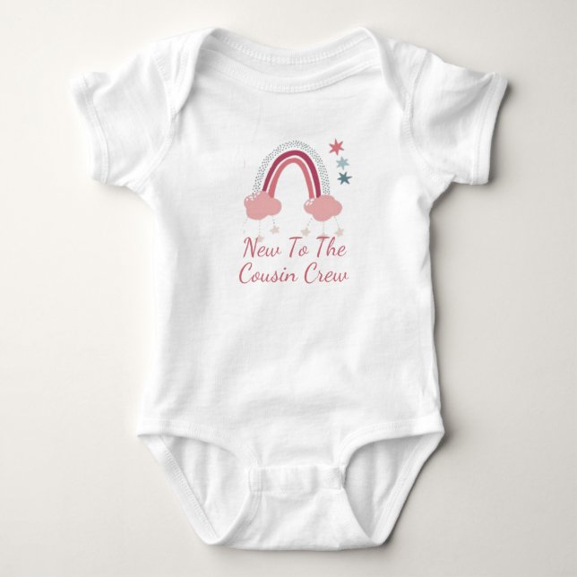  New To The Cousin Crew Baby   Baby Bodysuit (Front)