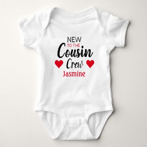 New To The Cousin Crew Baby Bodysuit