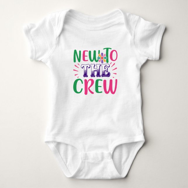 New To The Crew Baby Bodysuit (Front)