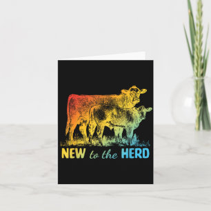New To The Herd Funny Card