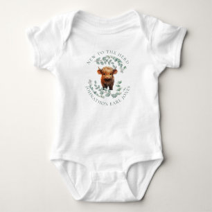 New to the Herd Highland Cow Baby Calf Bodysuit