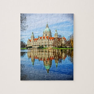 New Town Hall - Hanover, Germany - 8x10 - 110 pcs Jigsaw Puzzle