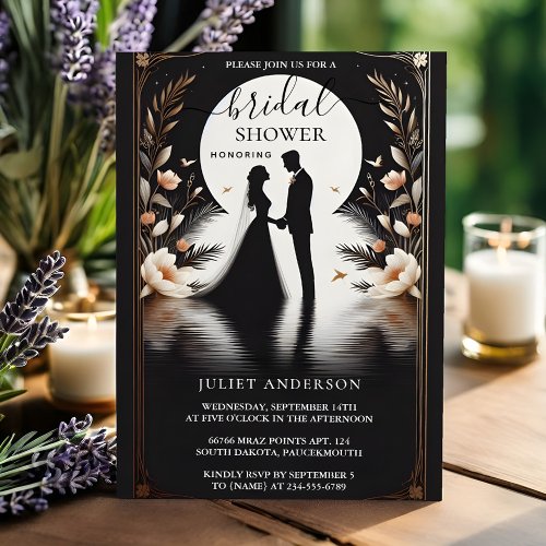New Traditional Marriage Vow Renewal Bridal Shower Invitation
