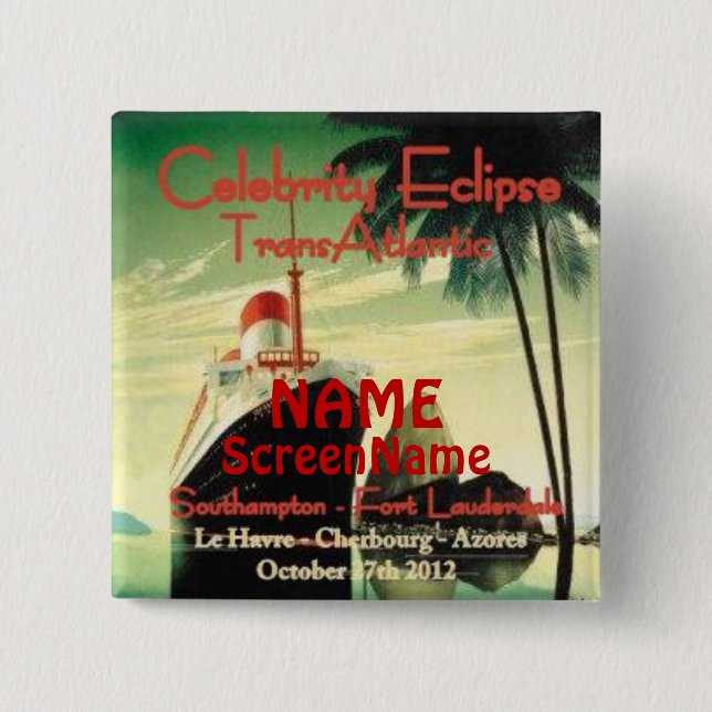 New Transatlantic Button (Front)