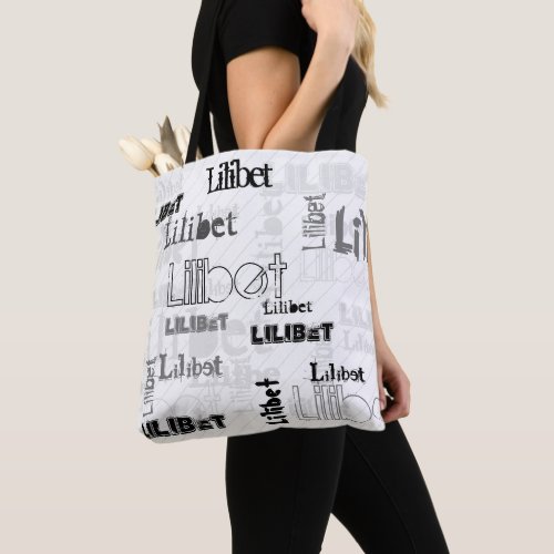 NEW Trendy Girls Name Gift Wordcloud Urban Chic Tote Bag